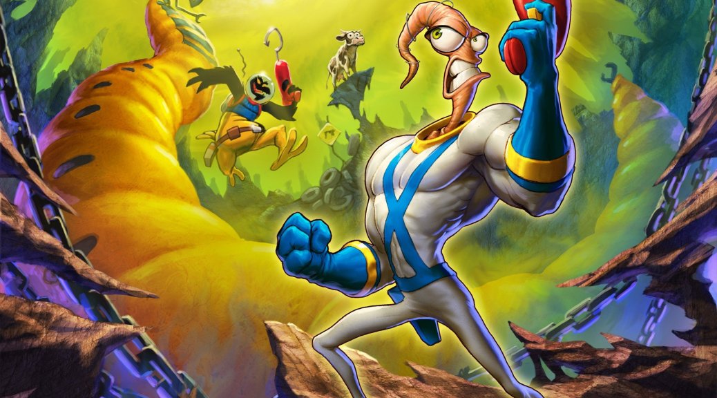 Earthworm Jim (SNES) - ZERADO - A minhoca atiradora do Super Nintendo 